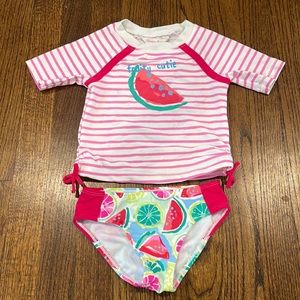 GUC girls rashguard swimsuit